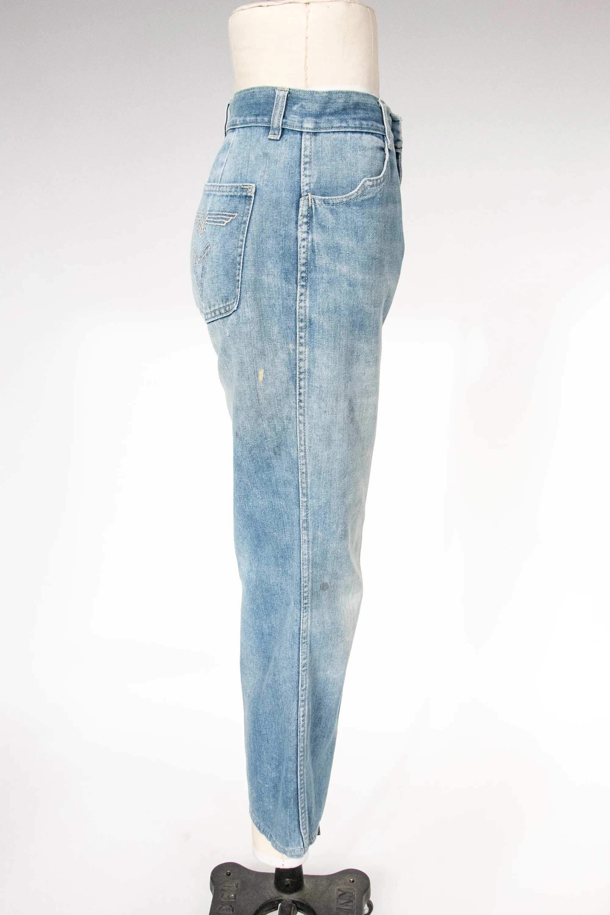 1970s Jeans Cotton Denim 29" x 27"