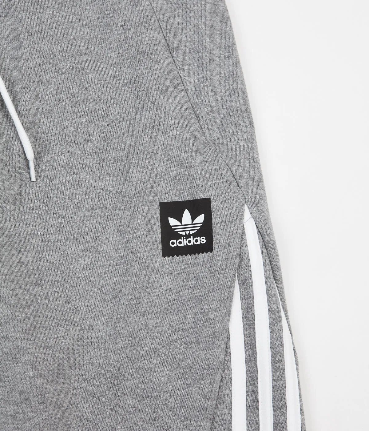 Adidas Insley Sweatpants - Medium Grey Heather / White