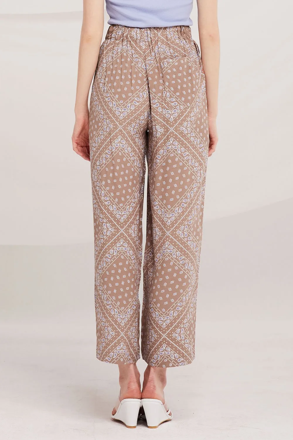 Alora Boho Print Palazzo Pants