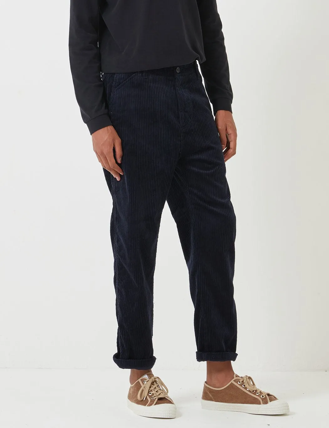 Carhartt-WIP Menson Pant (Corduroy) - Dark Navy Blue