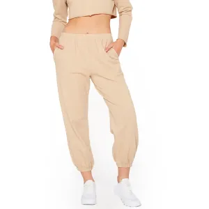 Essential French Terry Sweatpants In Khaki