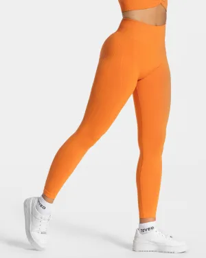 Focus Scrunch Leggings "Orange"