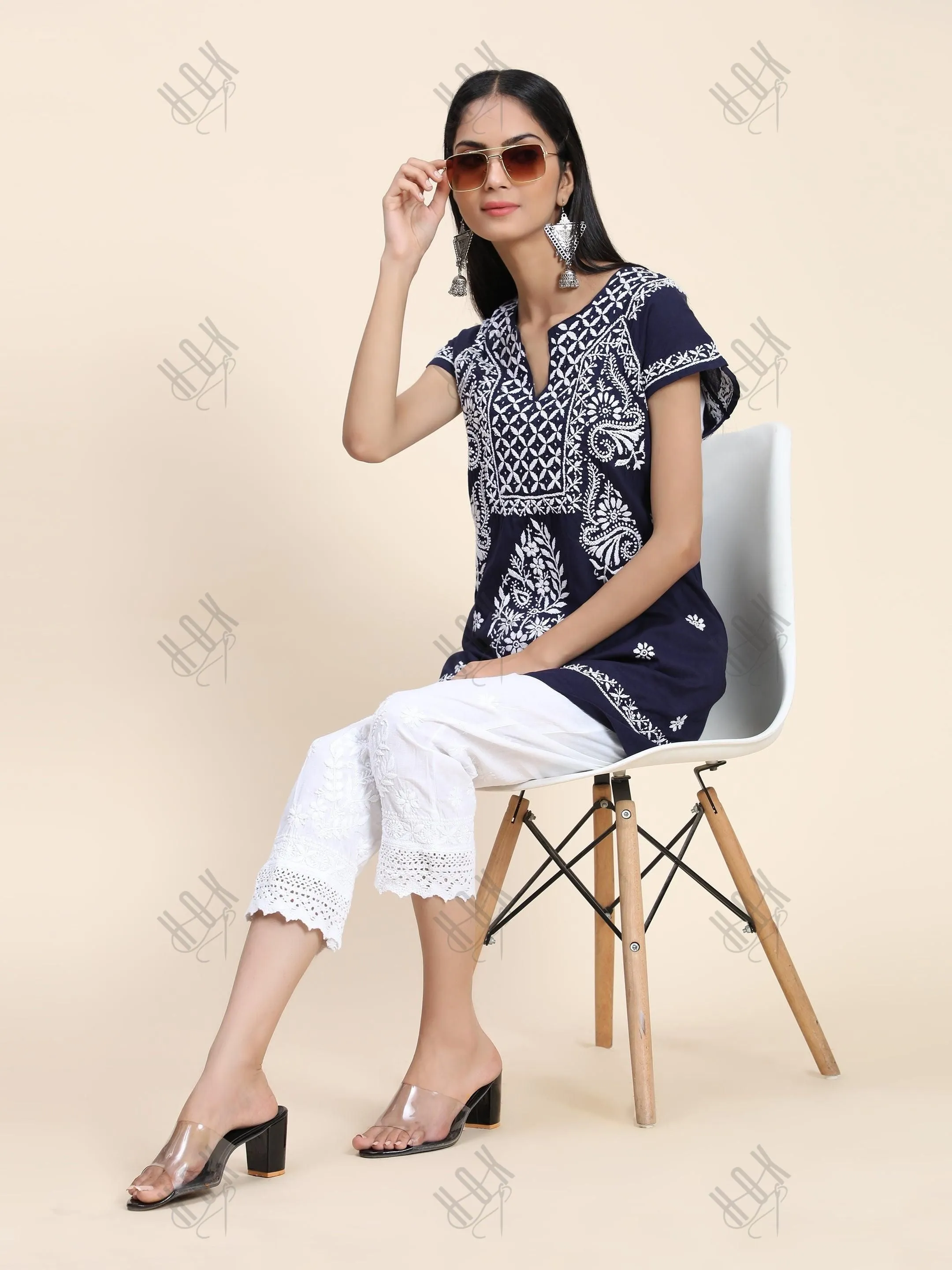 HOK Chikankari Tunic for Women