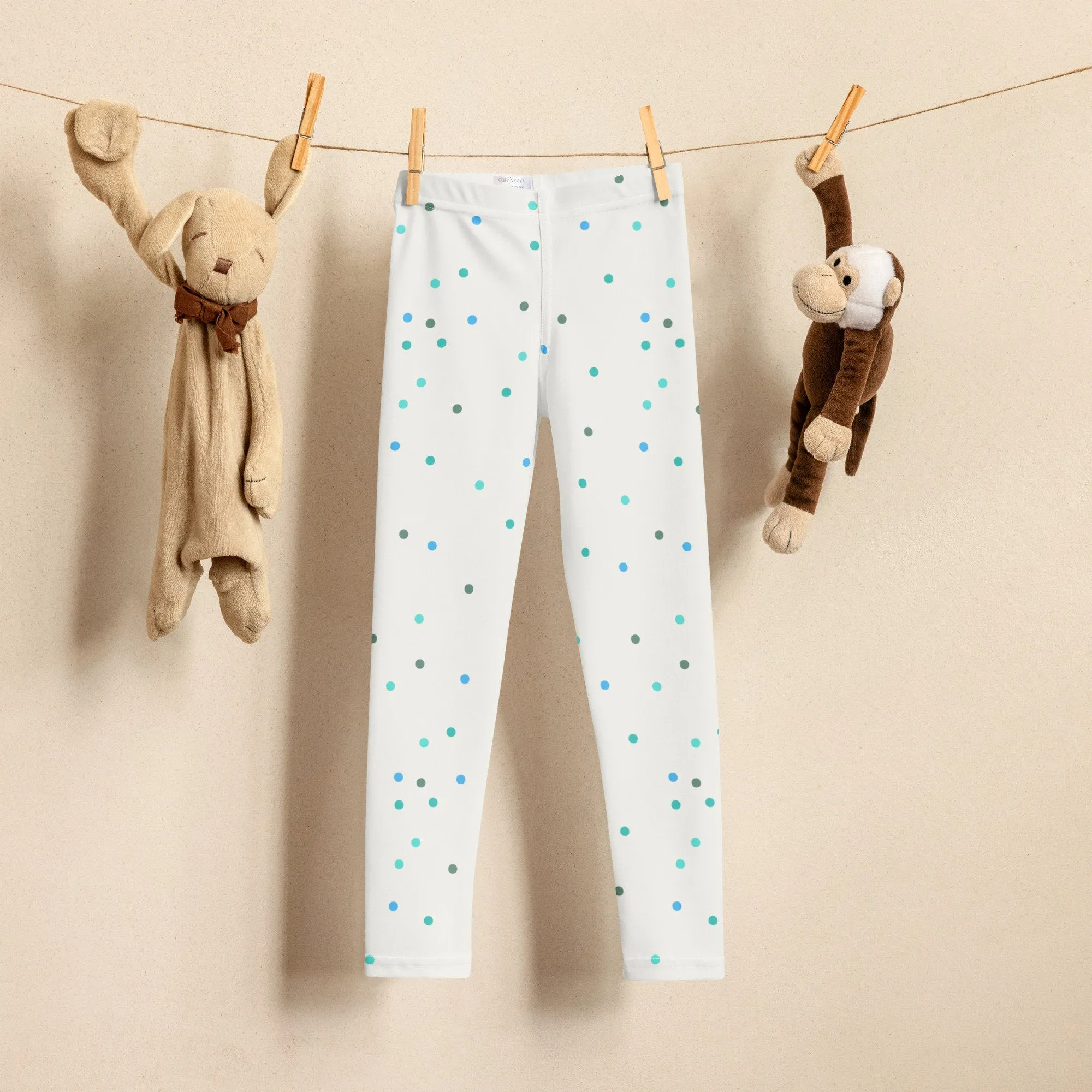 Ice Cream and Blue Kid's toddler Play Fashion Leggings