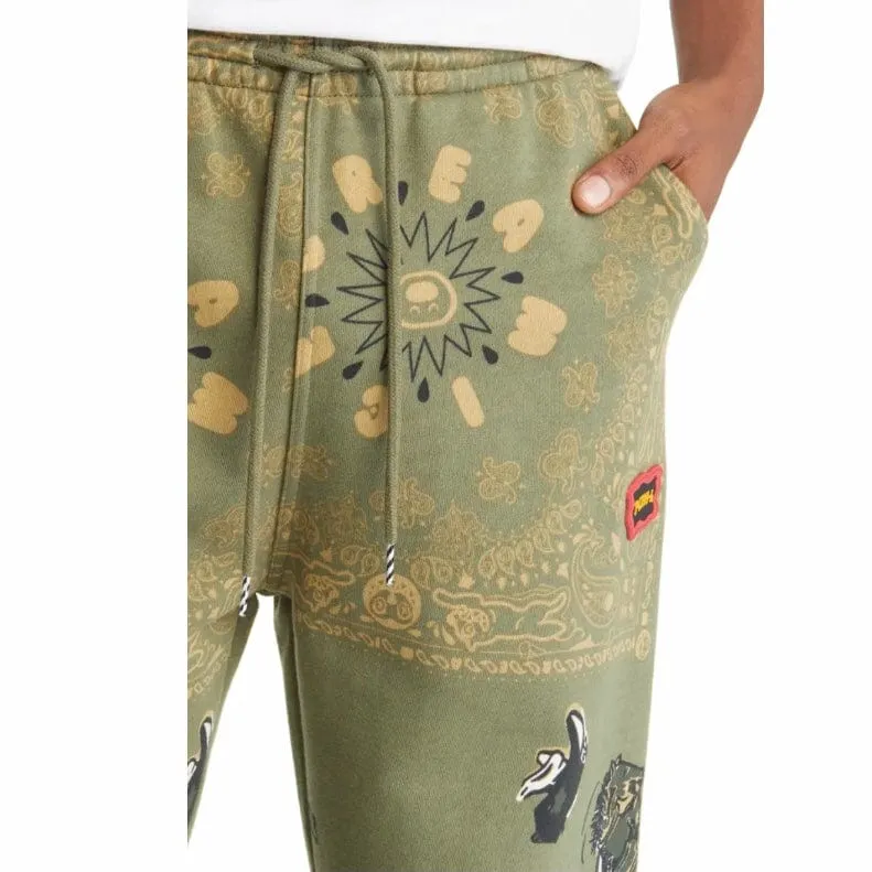 Ice Cream Gasoline Sweatpants (Deep Lichen Green) 421-7108