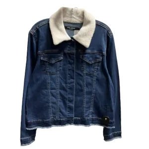 Jacket Denim By Max Jeans In Blue denim, Size: L