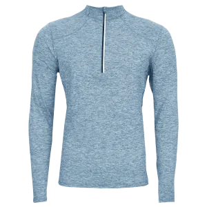 Men's Clima-Tek Zip-T - Ashley Blue Heather