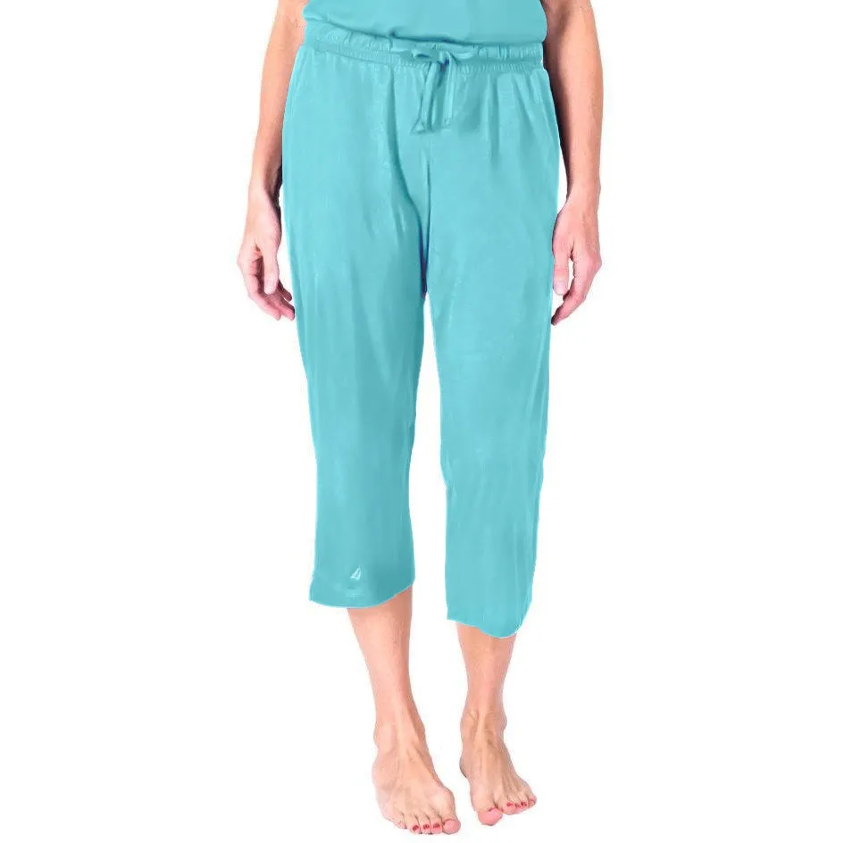 Women's Moisture Wicking Mix and Match Drawstring Capri Pant