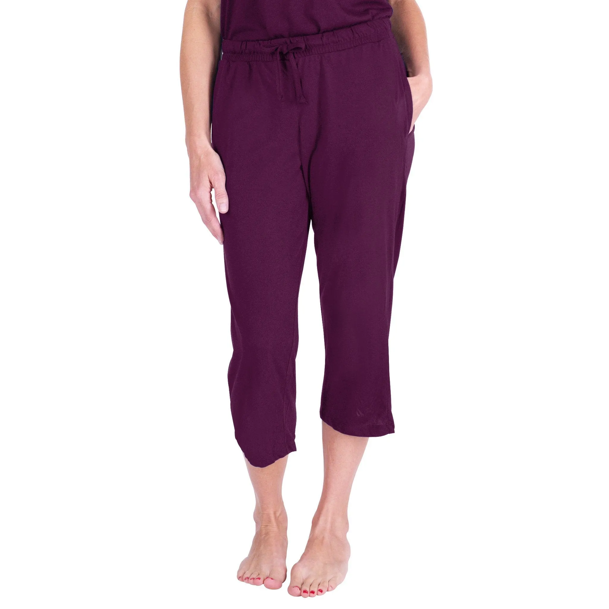 Women's Moisture Wicking Mix and Match Drawstring Capri Pant